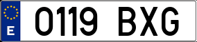 Truck License Plate